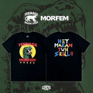 เสื้อยืด พิมพ์ลาย Mopheme x teenage death star hey Eat tuh skill สําหรับผู้ชาย และผู้หญิง