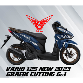 ใหม่ สติกเกอร์ติดตกแต่งรถจักรยานยนต์ VARIO 125 2022-2023 CODE GC 1