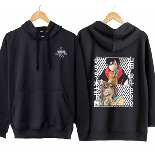 Yamada X AKANE infinite เสื้อแจ็กเก็ต มีฮู้ด ลาย LOVING YAMADA AT LV999! ผ้าฝ้ายฟลีซ 100%