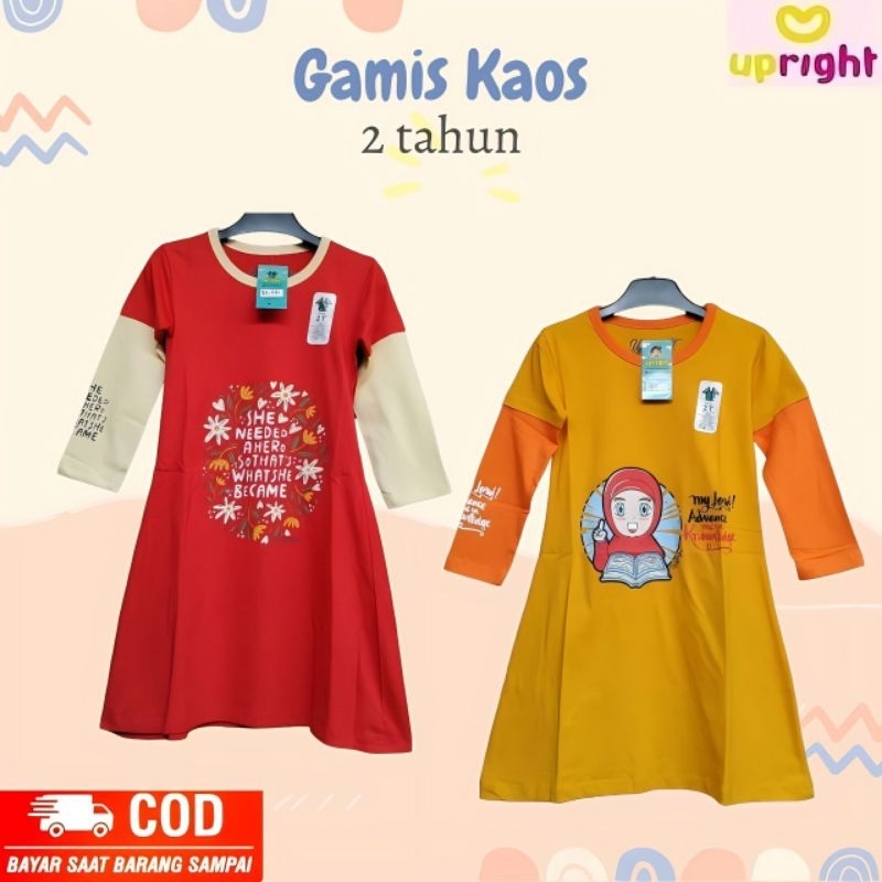 คอตุน ยกระดับ || DAILY GAMIS 2 สีเชื่อมต่อแขนสําหรับหญิงสาวพรีเมี่ยมหวีผ้าฝ้ายเสื้อผ้าบ้านพร้อมน้ําห