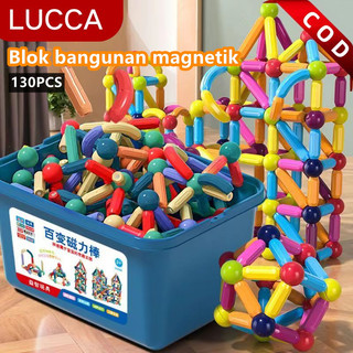 Mainan Magnetic Stick DIY Building Blocks Mainan Balok Susun Anak Mainan Edukasi