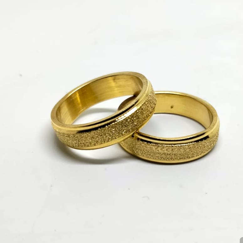 แหวนไทเทเนียมทรายสแตนเลส Iqbal Harapan