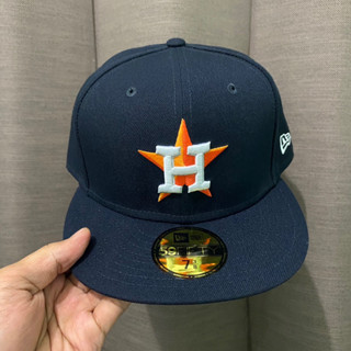 ใหม่ หมวกแก๊ป 59Fifty On-Field Houston Astros Dark Navy