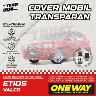 Etios VALCO ผ้าคลุมรถยนต์ พลาสติก กันน้ํา แบบหนา สีใส กันน้ํา