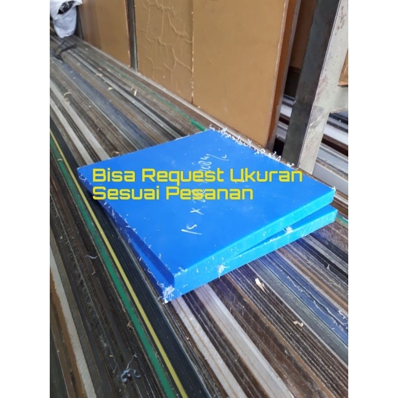 แผ่น MC Blue 10mm 7x30cm (MC Nylon Blue) PA 6G