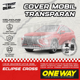 Eclipse CROSS ผ้าคลุมรถยนต์พลาสติก กันน้ํา แบบหนา สีโปร่งใส