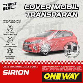 Sirion ผ้าคลุมรถยนต์ พลาสติกใส กันน้ํา แบบหนา