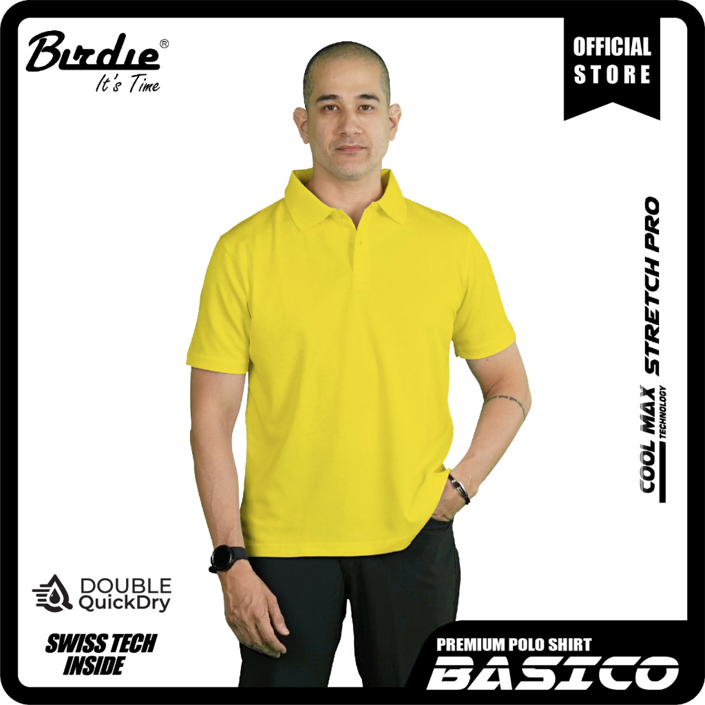 BASICO Double Quick Dry 2 เสื้อโปโลปิเก้โพลีเอสเตอร์