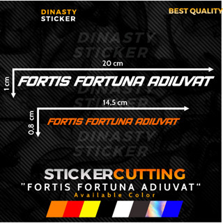 สติกเกอร์ ลาย FORTUNA Adiuvate