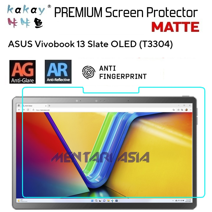 Asus VivoBook 13 Slate OLED T3304 ตัวป้องกันหน้าจอ 2023 - KAY MATTE