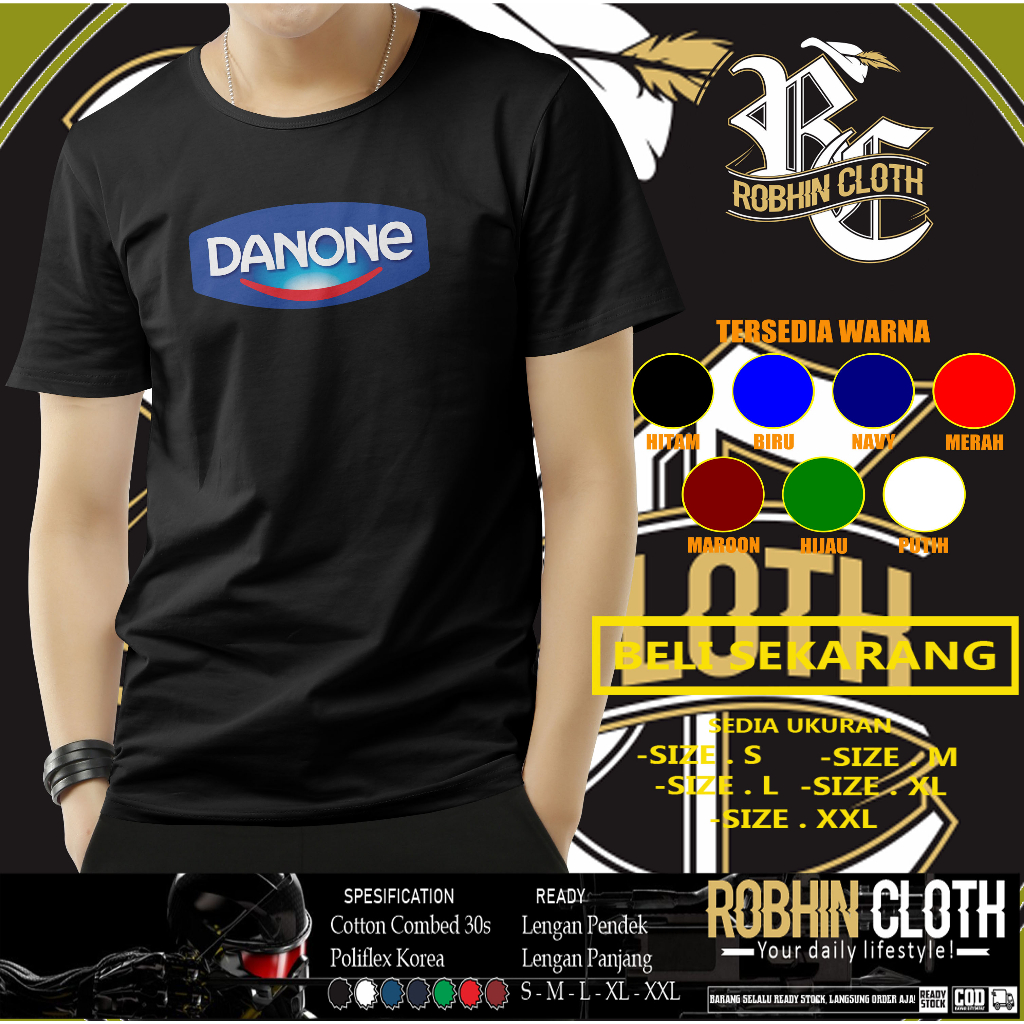 DANONE Logo V2 T-Shirt Distro T-Shirt