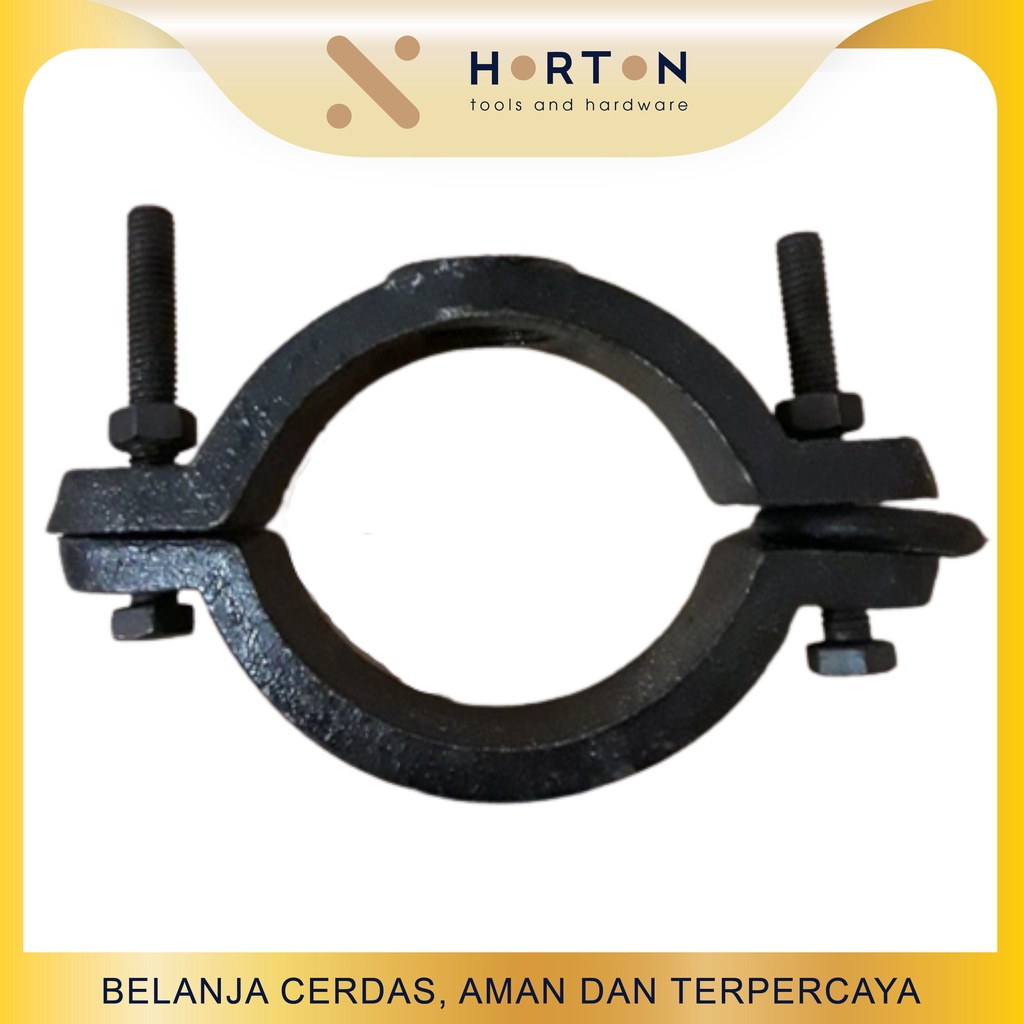 SADEL CLAMP 2" X 1/2 IRON SADDLE CLAMP