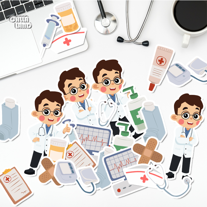 Calla Land 14 ชิ้นสติ๊กเกอร์แพ็ค [DOCKER] Aesthetic Journal Decoration Planer ไดอารี่สมุดภาพ