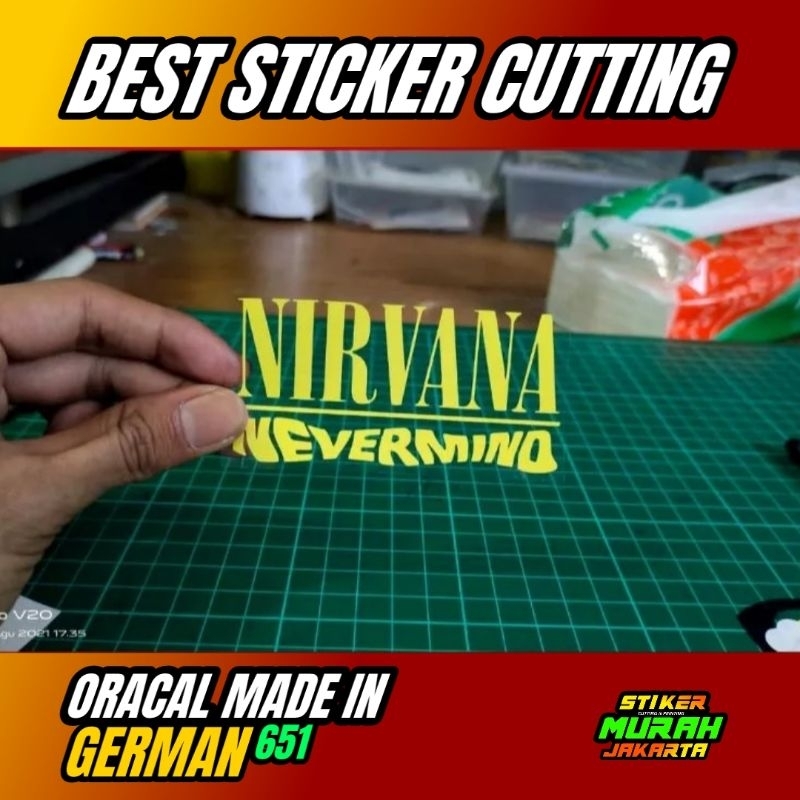 สติ๊กเกอร์ NIRVANA TRANSPARENT สติ๊กเกอร์ตัดโลโก้ ETC.