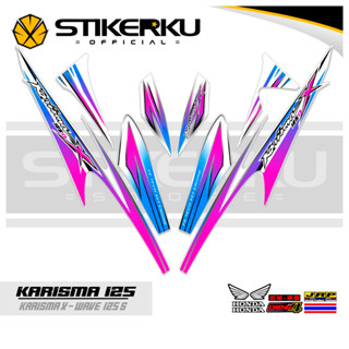 สติกเกอร์ ลาย Charisma STRIPING 125s 125s KARISMA STICKER 125s KARISMA STICKER DECALS Variations STRIKER Contemporary Charisma SIKER Unique ORI Stickersimple STRIPPING Motocycle Trim WAVE 125s SUPRA Father stickerkustore