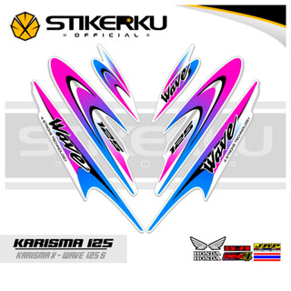 สติกเกอร์ ลาย Charisma STRIPING 125 20 MOTIF Charisma STICKER X 125 D STOCK DECALS Variations STRIKER Contemporary Charisma SIKER Unique ORI Stickersimple STRIPING Motocycle Trim WAVE 125s SUPRA Father stickerkustore