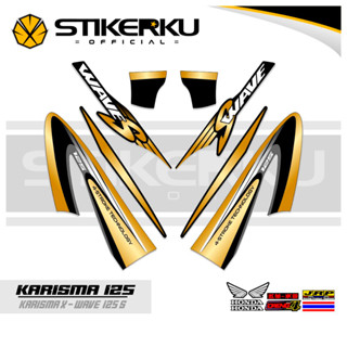 สติกเกอร์ ลาย Charisma STRIPING 125 30 MOTIF Charisma STICKER X 125 D STOCK DECALS Variations STRIKER Contemporary Charisma SIKER Unique ORI Stickersimple STRIPING Motocycle Trim WAVE 125s SUPRA Father stickerkustore