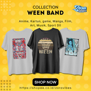 เสื้อยืด พิมพ์ลาย Ween Band 2 สําหรับผู้ชาย และผู้หญิง