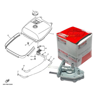 ก๊อกน้ําถังแก๊ส ของแท้ สําหรับ Yamaha Tiara Mio Nouvo Xeon 125Z 125ZR Y125Z Y125ZR YGP 4TT-F4500-01