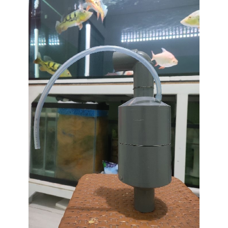 5000 L/H OVER FLOW TUBE SUMPFILTER SETUP พร้อมกระจก HOLES AQUARIUM