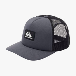 Quiksilver หมวก Trucker Tarmac สีเทาเข้ม