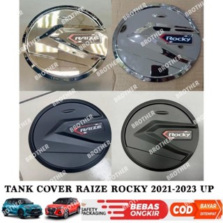 ฝาครอบถังน้ํามัน Raize Rocky 2021 2023 2024 UP Prestige สีดํา โครเมี่ยม