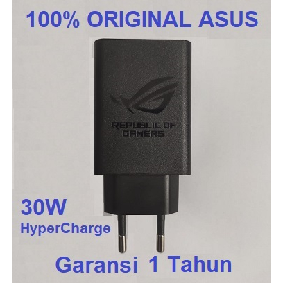 Asus Adapter Hyper Charger 30W Rog Phone 3 Rog 2 EU ดั้งเดิม