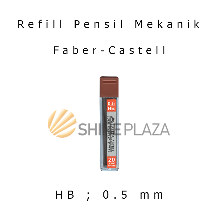 Faber Castell HB 0.5 มม. ไส้ดินสอกด - ไส้ดินสอ Faber-Castell 0,5 มม.