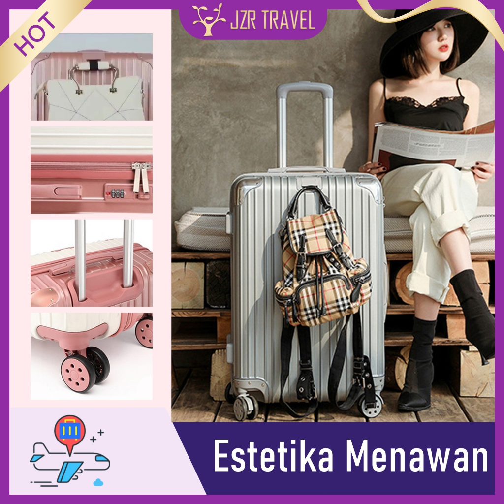 Jzr Germany กระเป๋าเดินทาง PC ขนาดใหญ่ 24 นิ้ว 20 นิ้ว 22 นิ้ว สําหรับเดินทาง