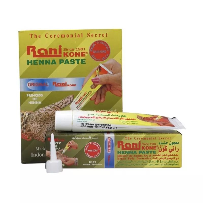ORIGINAL RANI KONE HENNA ยาทาเล็บขนาดใหญ่ Original / 1 ชิ้น