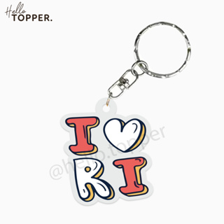 พวงกุญแจอะคริลิค Hampers - I love RI