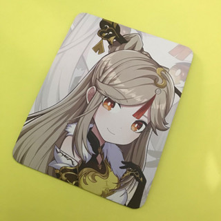 Ningguang genshin แผ่นรองเมาส์ ลายการ์ตูนอนิเมะ ขนาด 22x17 ซม.