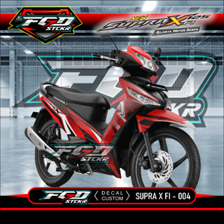 สติกเกอร์ ลายกราฟฟิค Supra X 125 Fi Modif Cool Supra X 125 Fi 004