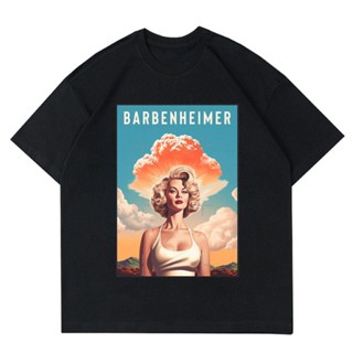 เสื้อยืด ลาย Barbenheimer VINTAGE | เสื้อยืด พิมพ์ลายภาพยนตร์ สไตล์วินเทจ | เสื้อบาร์บี้