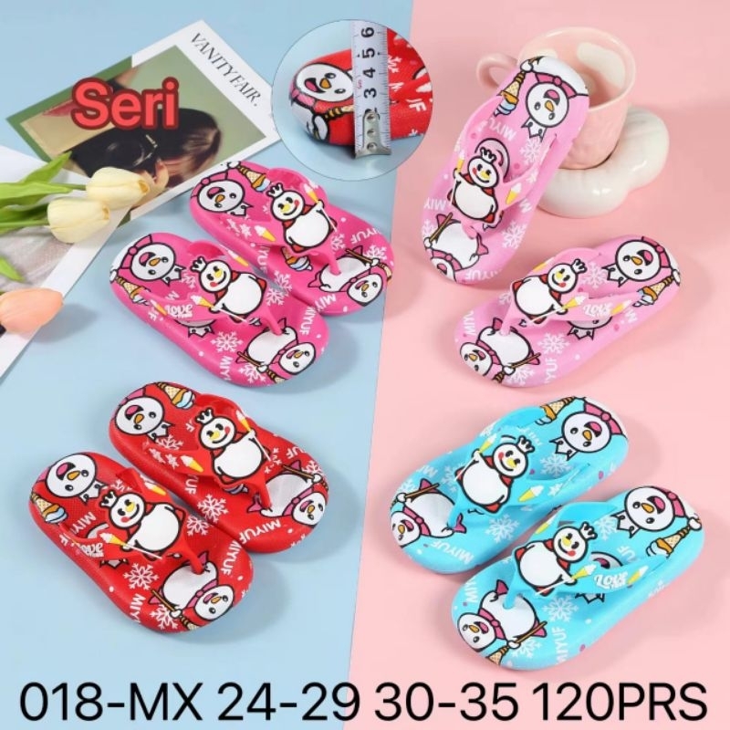 รองเท้าแตะนําเข้าสําหรับเด็กผู้หญิง Mixue 018 MX Flip-Flops สําหรับเด็กผู้หญิงรองเท้าแตะล่าสุดสําหรั