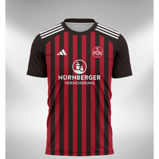 เสื้อกีฬาแขนสั้น ลายทีมชาติฟุตบอล Nurnberg 2023 2024