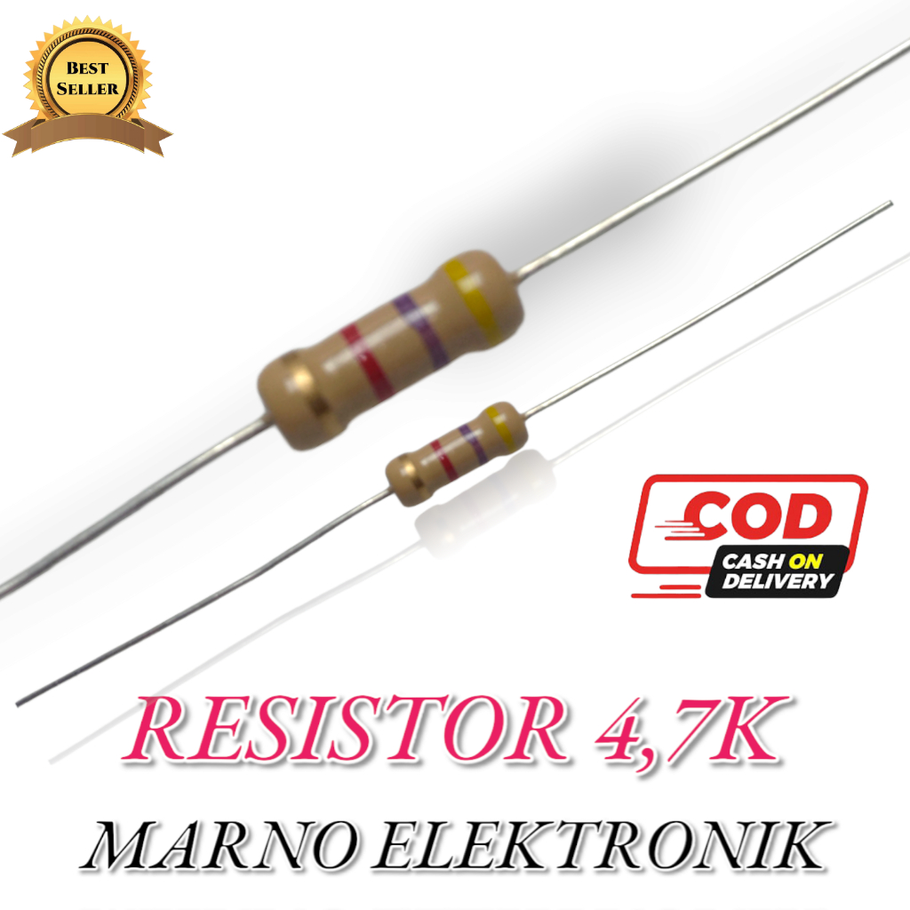 RESISTOR 1/2 0.5 WATT 20x 4.7K 6.8K 8.2K 5K6 10K 12K 15K 18K 22K 27K 33K 4.7 6.8 8.2 5 10 12 15 18 2