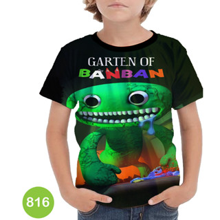 เสื้อยืด ลาย Garten of Banban สําหรับเด็กผู้ชาย -816