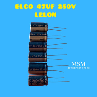 Elco 47UF 250V LELON