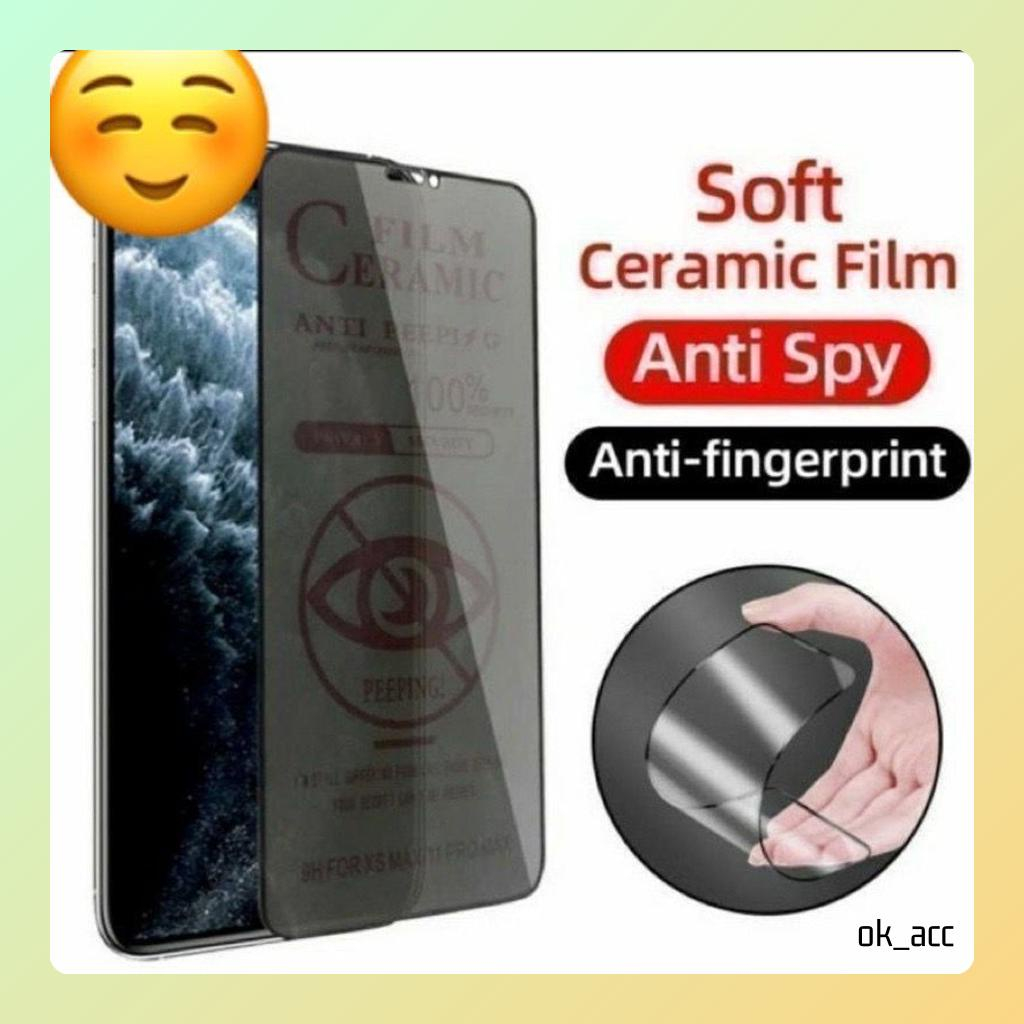 CY เซรามิค Anti Peep Spy สําหรับ Vivo Y01 Y02 Y03 Y04 Y1s Y11 Y12 Y12S Y15 Y15S Y16 Y17 Y17s Y18 Y19