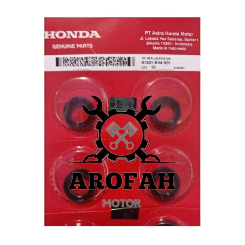 91201K44V01 ซีลน้ํามัน 20.8 X 30.5 X 6 (ซีลแม่เหล็ก) – BeAT POP eSP, BeAT Sporty eSP, BeAT eSP New V