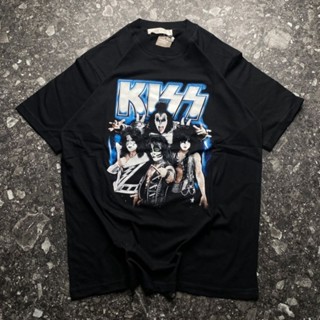 เสื้อยืด Kaos BAND KISS BLACK พรีเมี่ยม ของแท้