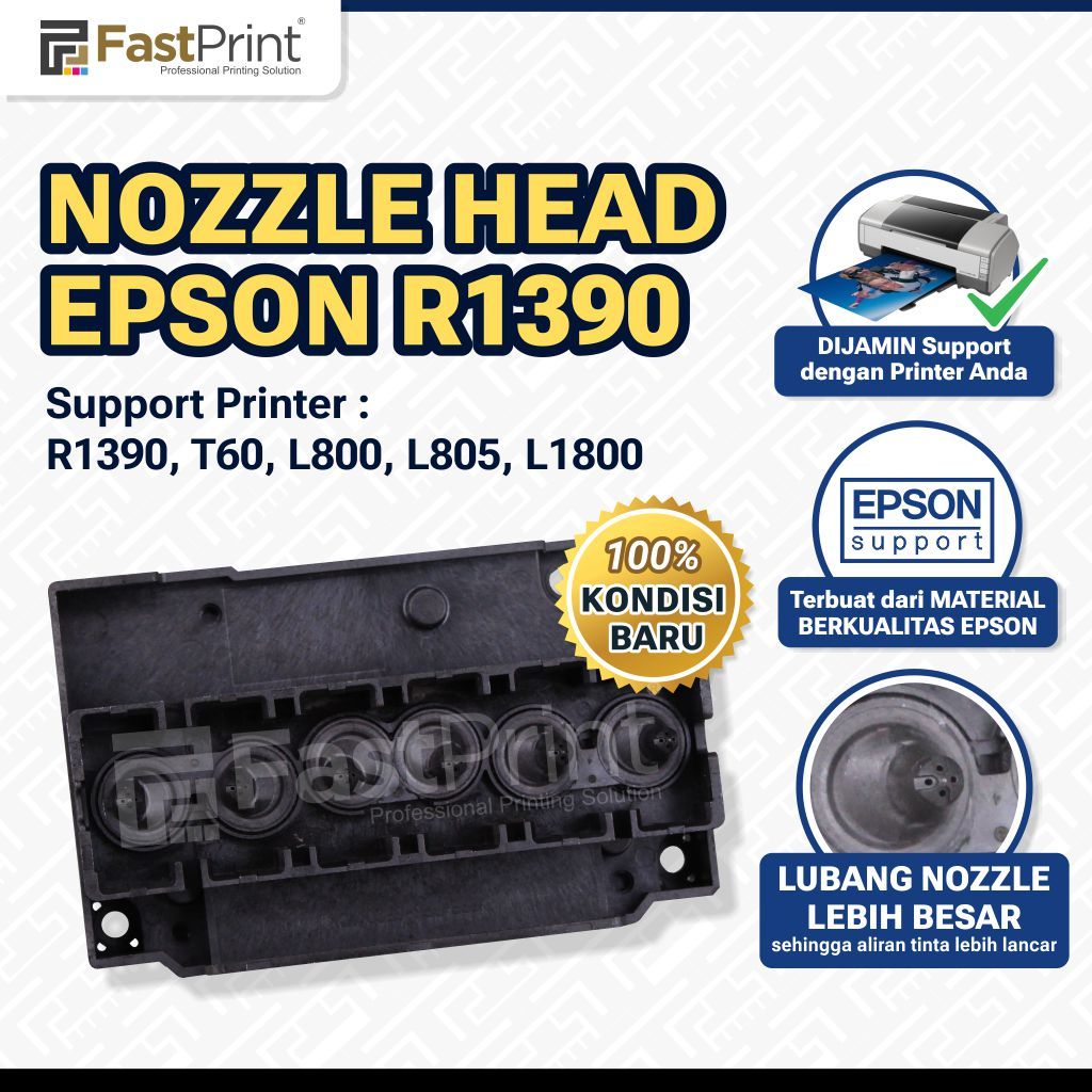 Epson L800 T60 R1390 L805 L1800 เสาหัวฉีดเครื่องพิมพ์ DTG