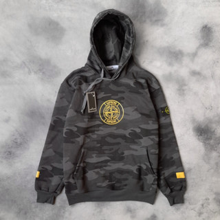 เสื้อกันหนาว มีฮู้ด ลาย STONE ISLAND X SUPREME HYPE 44