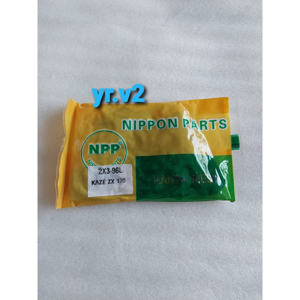 MESIN Timing Chain Kamprat Kawasaki Kaze ZX 130 2x3 96L Original NPP Engine Chain