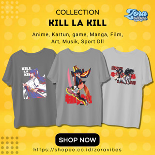 เสื้อยืด ผ้าฝ้าย ลาย Kill la Kill COTTON COMBED 30S