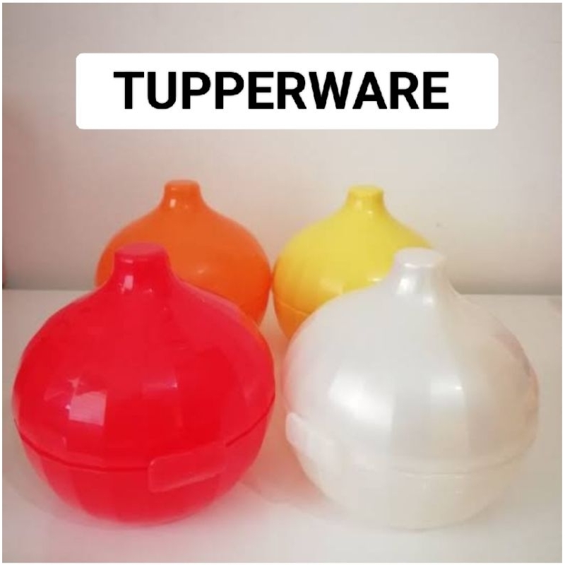 TUPPERWARE ทัปเปอร์แวร์ ที่เก็บหัวหอม / กล่องอาหารกลางวัน / สถานที่วางผัก / ที่ใส่ขนมขบเคี้ยว
