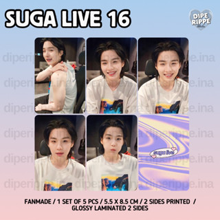 การ์ดรูปภาพ Bts SUGA YOONGI AGUSTD LIVE