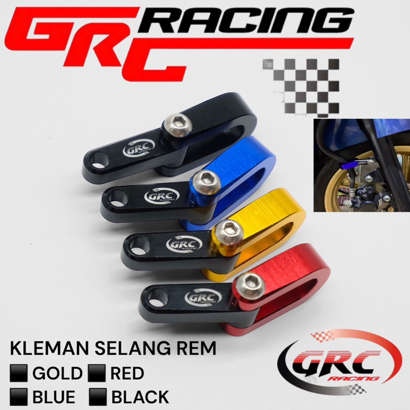 แคลมป์ท่อเบรคหน้า Neo เต็ม cnc GRC RACING PREMIUM รุ่น @RM