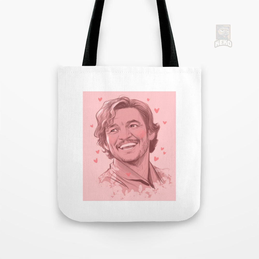 Pedro Pink Canvas Tote Bag